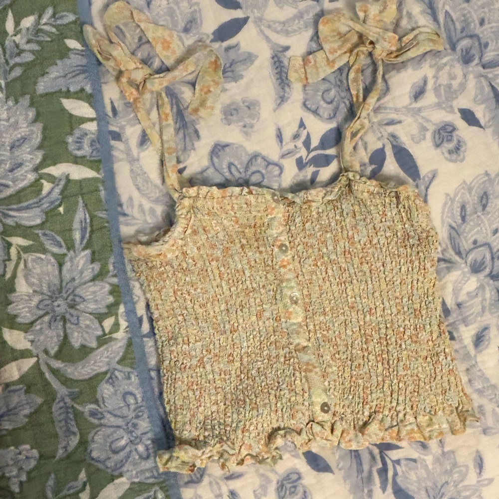 Rhythm Floral Smocked Top